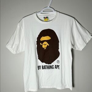 BAPE By Bathing Ape White Graphic Tee